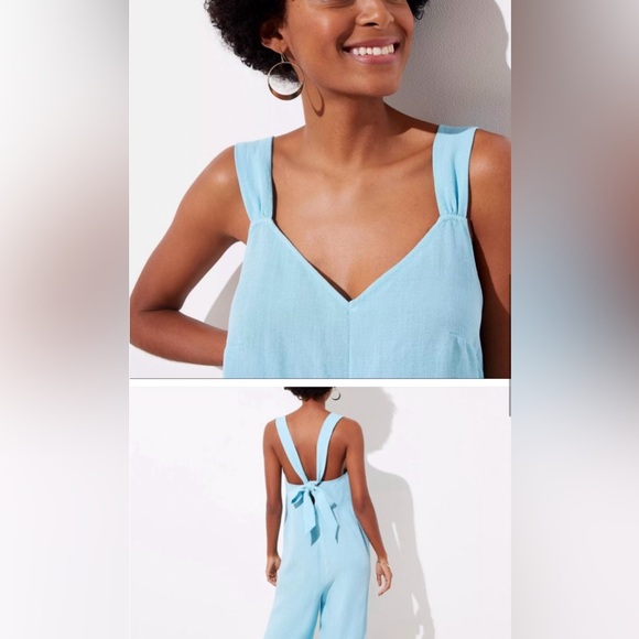 Loft Beach Jumpsuit with adjustable tie back - Picture 2 of 5